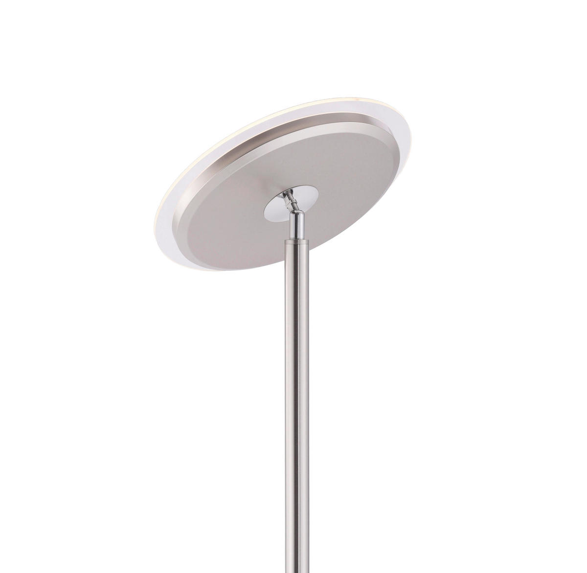 Just Light LED-Deckenfluter HANS 11729-55 stahlfarbig Eisen Kunststoff H/D: ca. 181x30 cm 1 Brennstellen HANS - stahlfarbig (30,00/181,00cm) - Just Light
