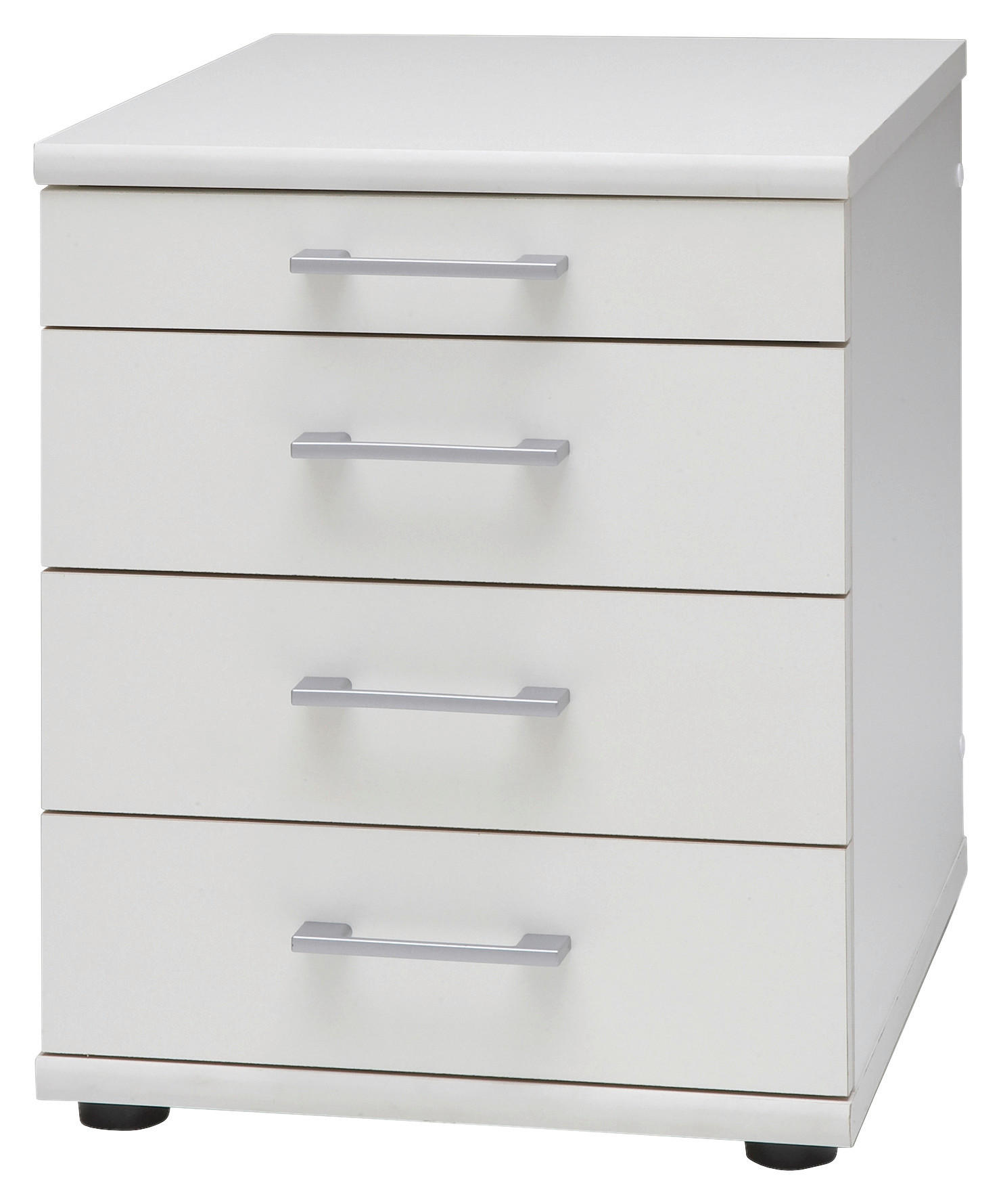 Rollcontainer Serie 200 perlweiß B/H/T: ca. 41,6x53,4x50 cm Serie 200 - perlweiß (41,60/53,40/50,00cm) - Möbelpartner