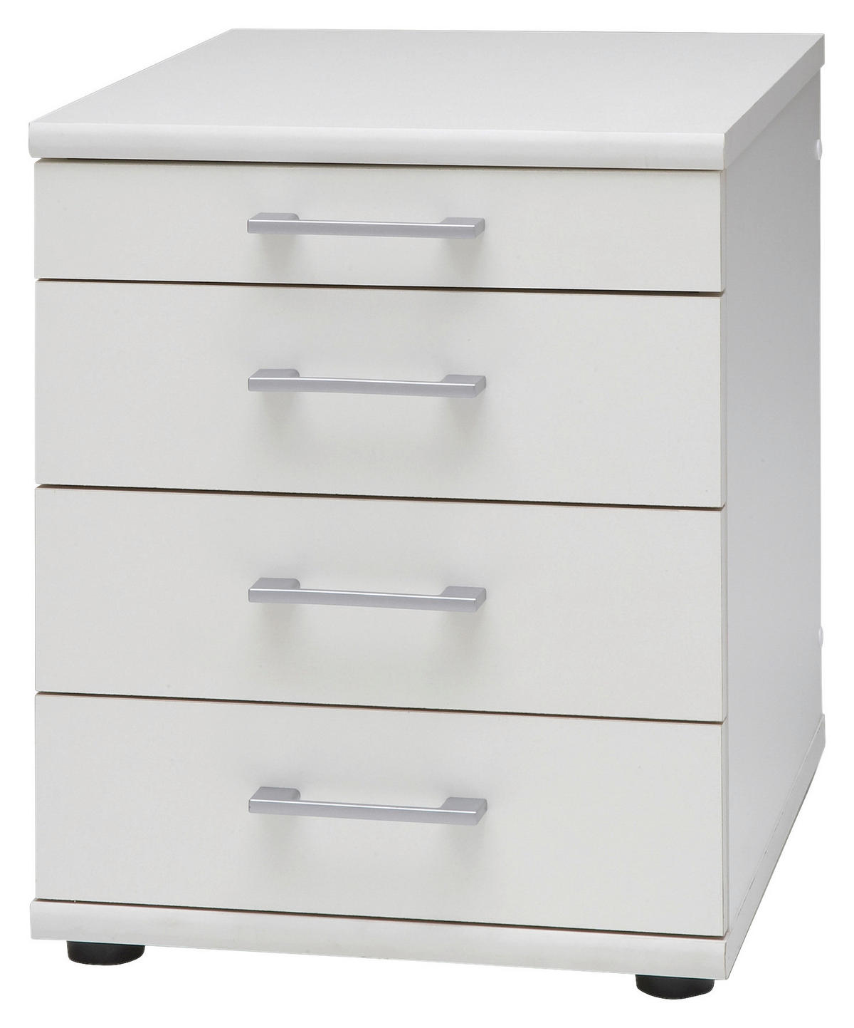 Rollcontainer Serie 200 perlweiß B/H/T: ca. 41,6x53,4x50 cm Serie 200 - perlweiß (41,60/53,40/50,00cm) - Möbelpartner
