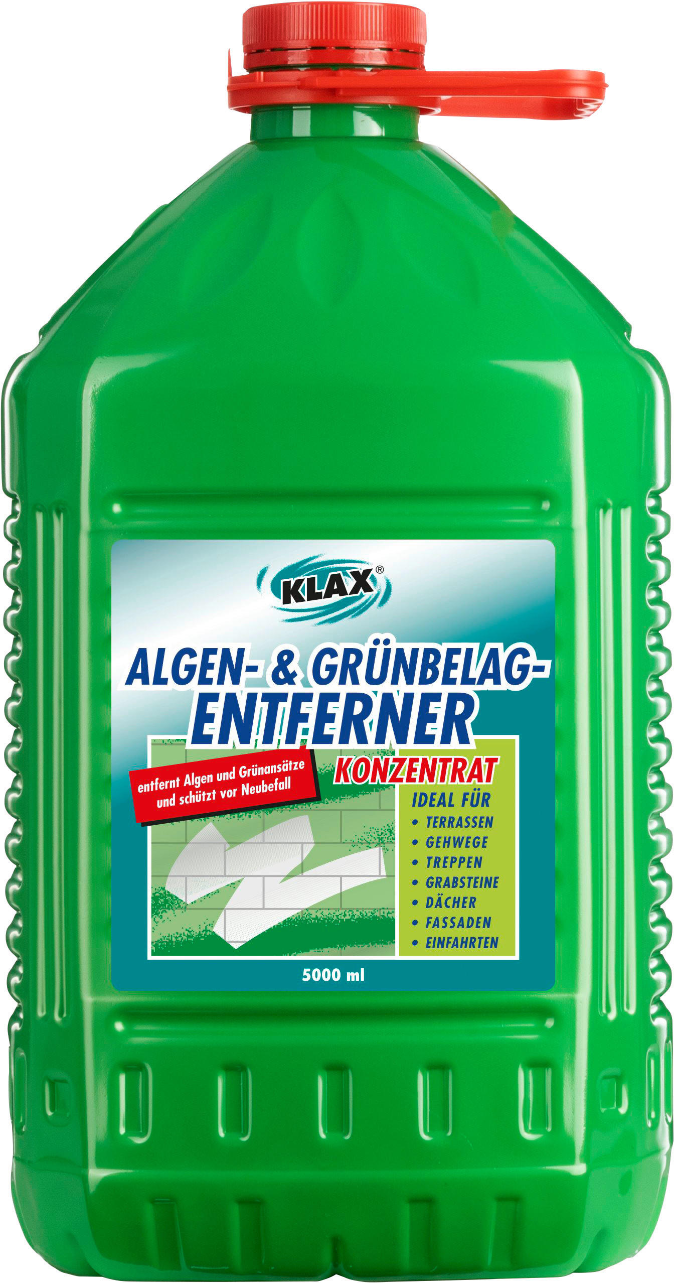 KLAX Grünbelagsentferner transparent Grünbelagentferner 5l - (5000,00l) - KLAX