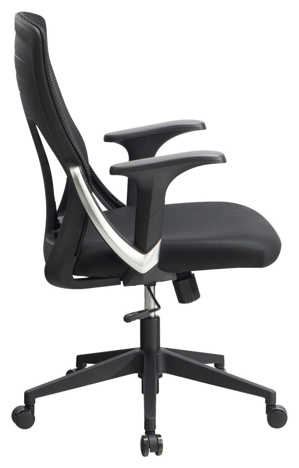 Drehstuhl schwarz Bürostuhl - schwarz (65,00/104,00/65,00cm) - Amstyle