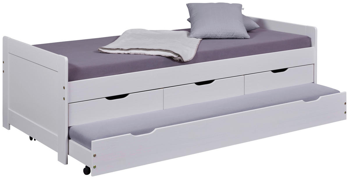 Funktionsbett Desert Rain weiß Desert Rain - weiß (205,00/98,00/63,00cm) - Inter Link