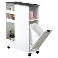 Kesper Nischenregal weiß Spanplatte B/H/L: ca. 25x86x60 cm Nischenregal - weiß/grau (60,00/25,00/86,00cm) - Kesper