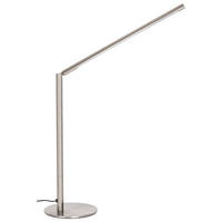 GLOBO LED-Tischleuchte CARLO 50550101X schwarz nickel Metall B/H/D: ca. 40x40x15,5 cm 1 Brennstellen CARLO - nickel/schwarz (15,50/40,00cm) - GLOBO