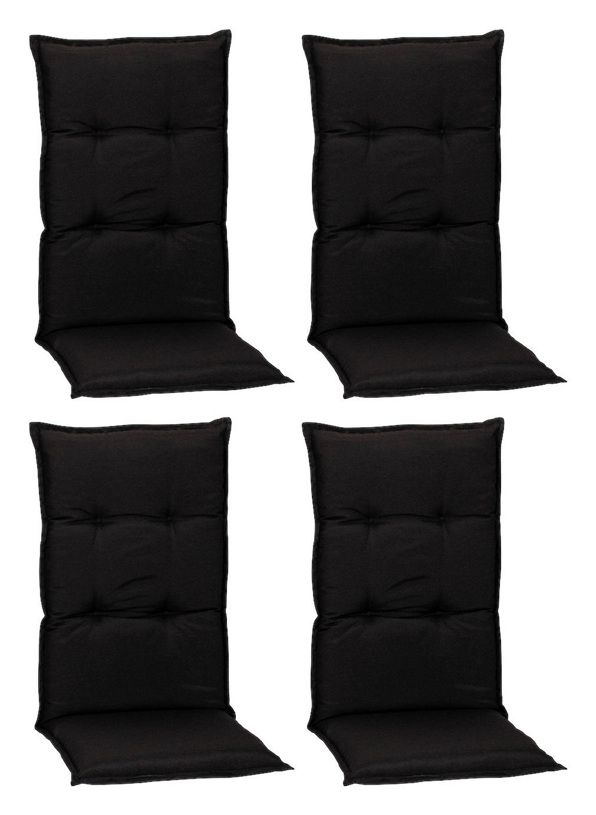 Beo Saumauflage für Hochlehner Trabzon anthrazit Polyester-Mischgewebe 4er Set Trabzon - anthrazit - Beo