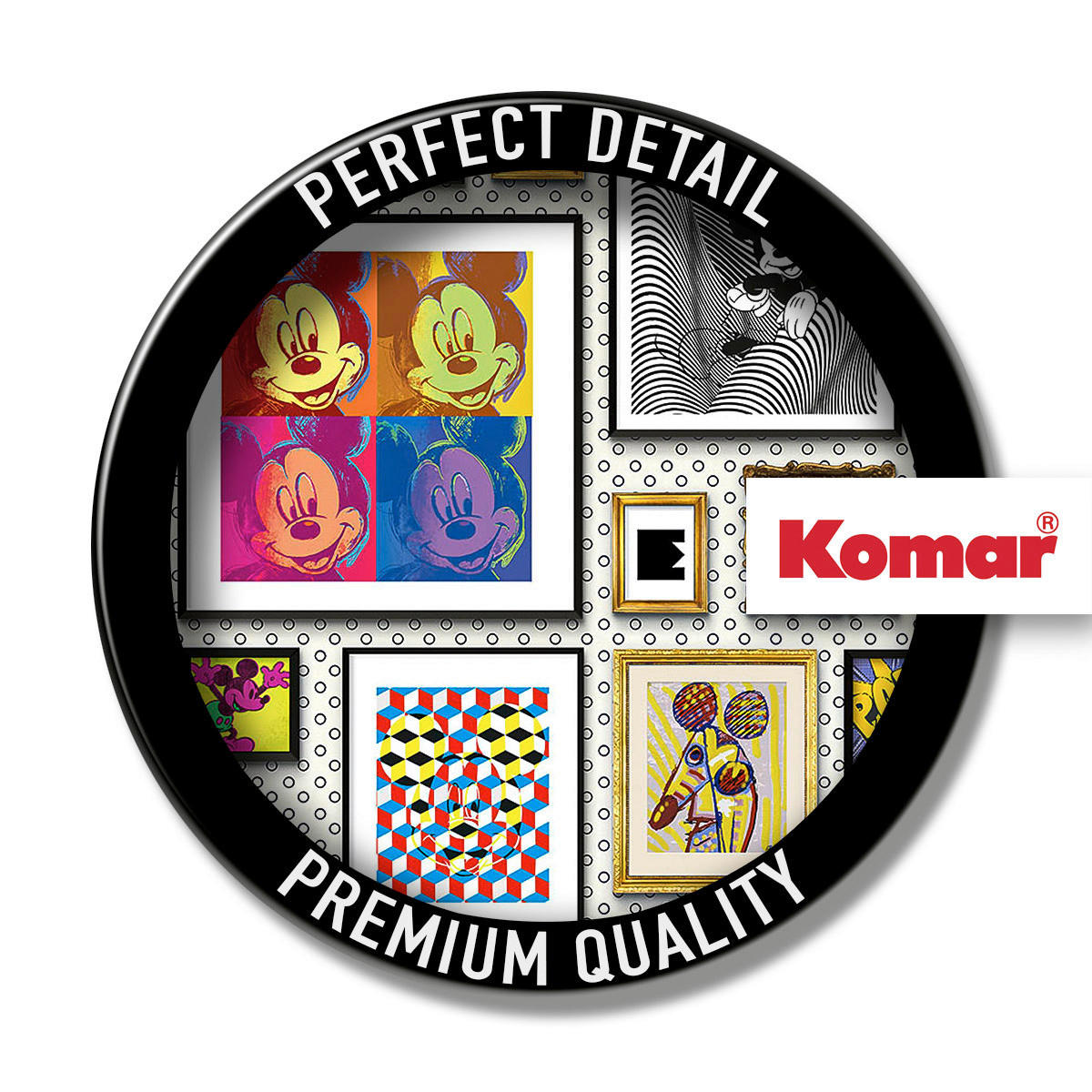 Komar Fototapete Mickey Art Collection B/L: ca. 400x250 cm Mickey Art Collection - (400,00/250,00cm) - Komar