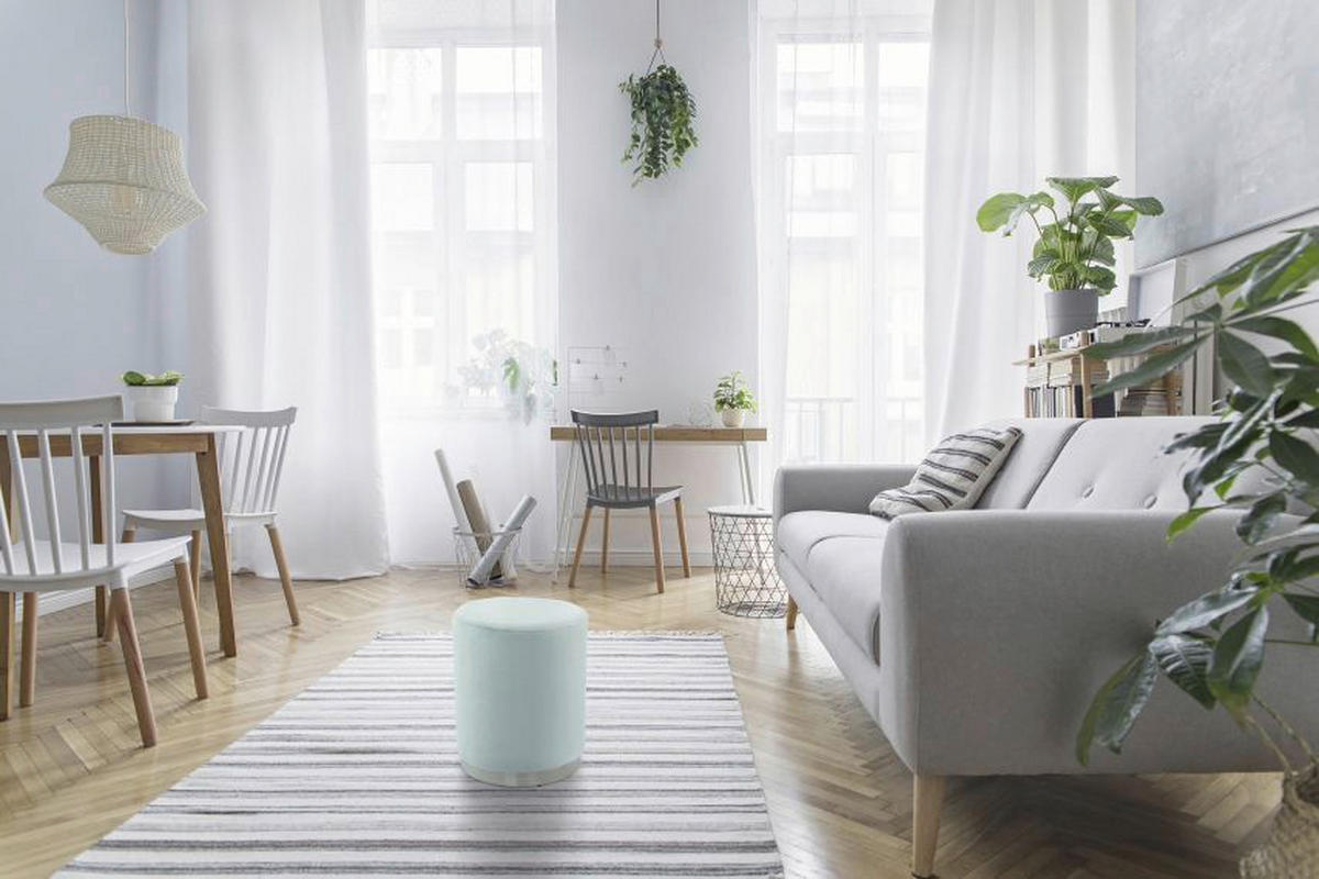 Kayoom Hocker Nona 200 hellblau B/H/L: ca. 36x44x36 cm Nona 200 - hellblau (36,00/36,00/44,00cm) - Kayoom