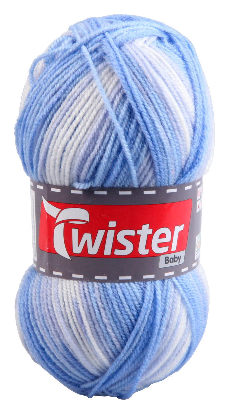 Handstrickgarn Twister Baby himmel L: ca. 21000 cm Twister Baby - color/himmel (21000,00cm) - Twister
