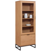 Vitrine Vivo 2T Oak lackiert Holz B/H/L: ca. 45x190x70 cm Vivo 2T - Oak (70,00/45,00/190,00cm) - Inter Link
