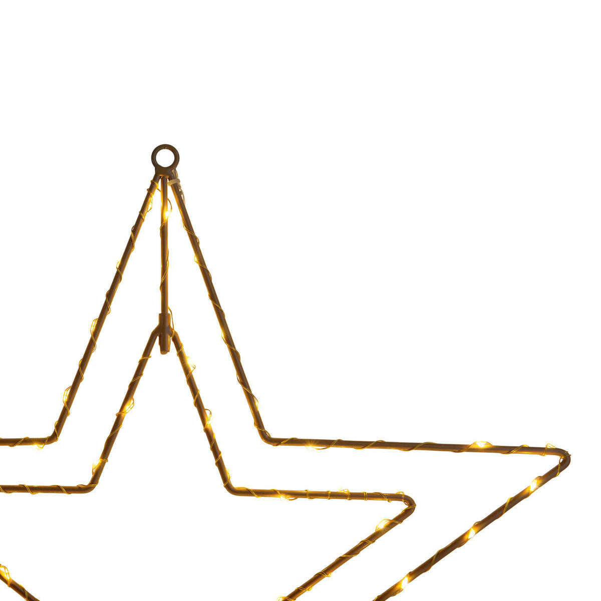 Näve Leuchten LED-Dekoartikel LED Weihnachtsartikel STERN - gold (40,00/40,00/40,00cm) - Näve Leuchten