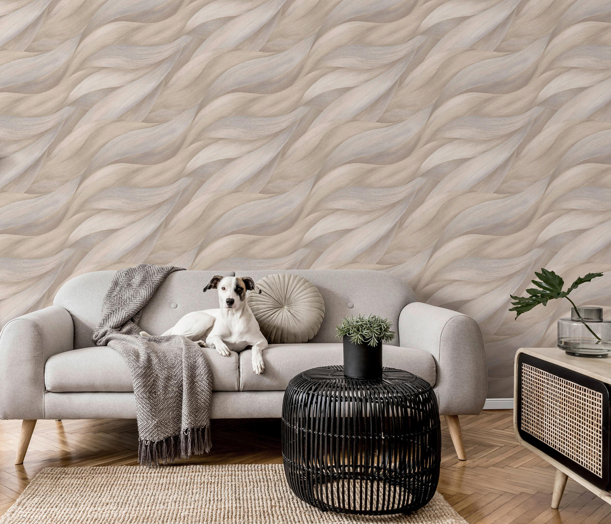 Erismann Vliestapete Grafik beige creme B/L: ca. 53x1005 cm Vliestapete_10257-02 VW13 - beige/creme (53,00/1005,00cm) - Erismann