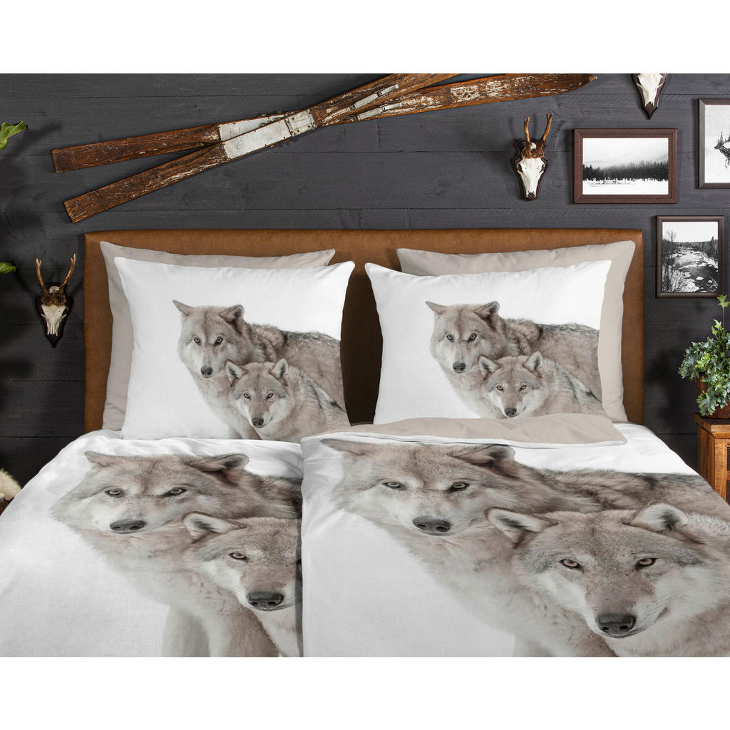 Thumbnail - Bettwäsche Fera sand Baumwolle B/L: ca. 200x200 cm