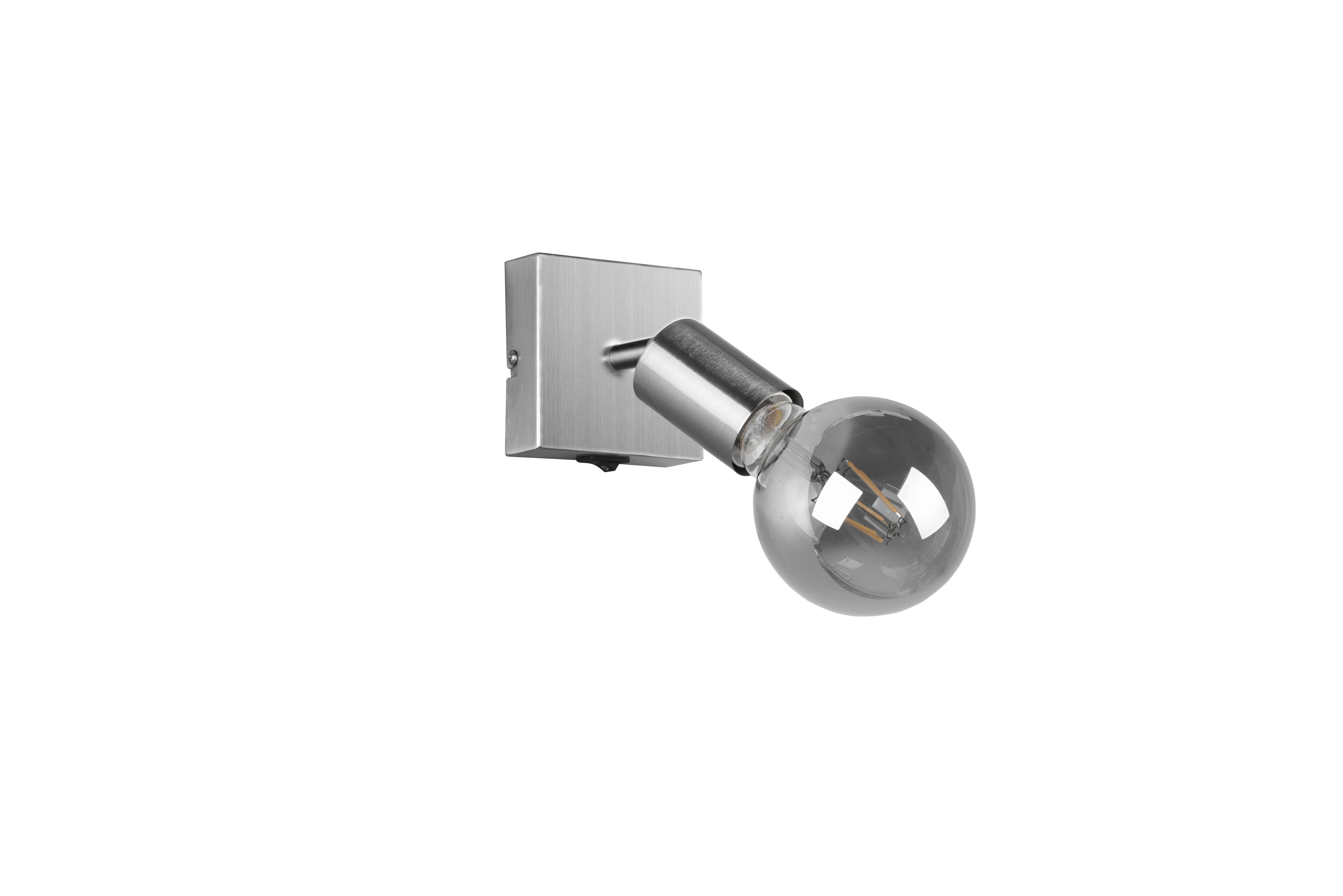 Reality Spot R80181707 Vannes nickel matt Metall B/H/T: ca. 9x11x12 cm E27 1 Brennstellen Vannes - nickel matt (9,00/11,00/12,00cm) - Reality