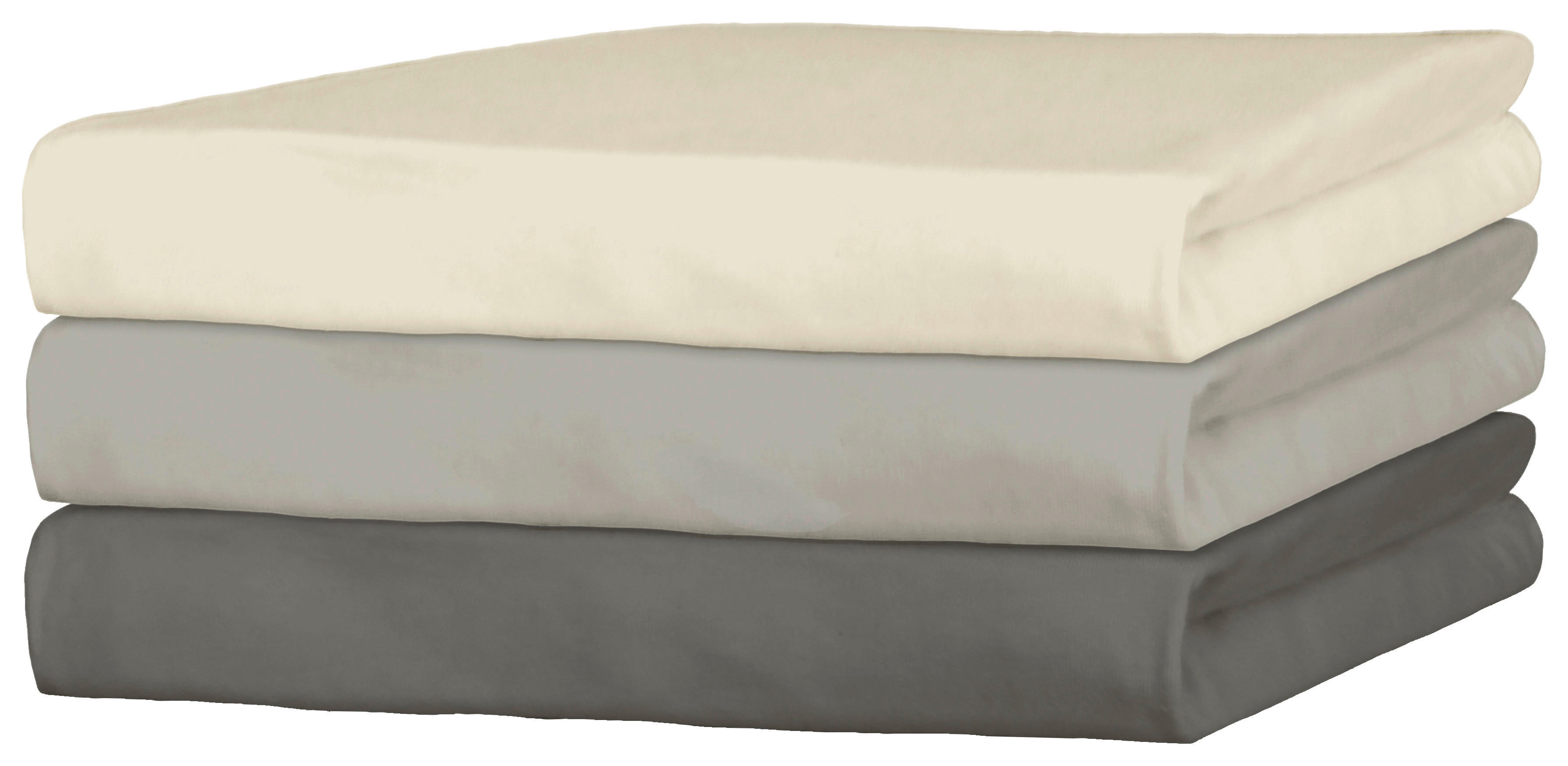 Biber Spannbetttuch Biber Spannbetttuch_Biber 100x200cm - taupe (100,00/200,00cm)