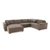 Wohnlandschaft taupe Microfaser B/H/T: ca. 379x86x227 cm Brixen_Wohnlandschaft - taupe (379,00/86,00/227,00cm)