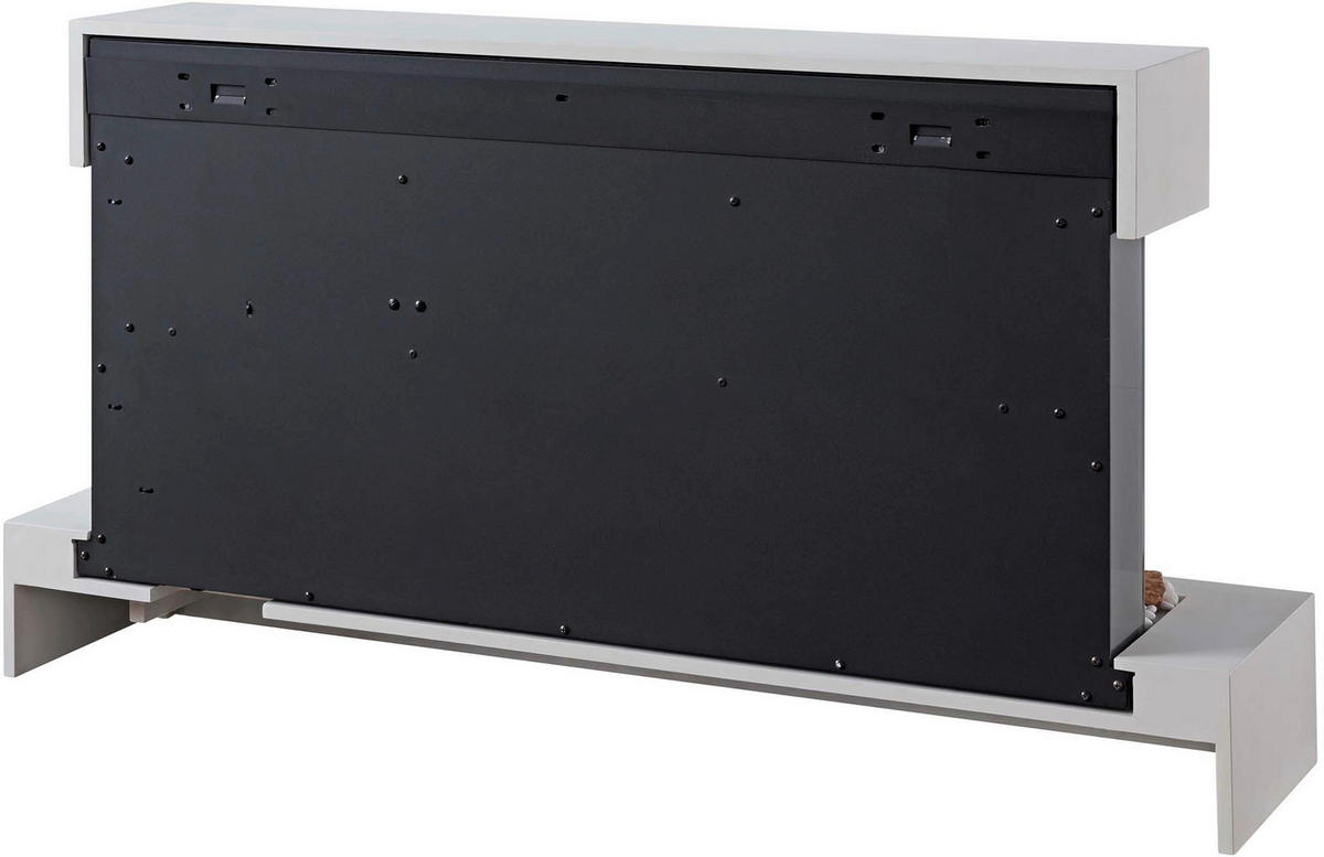 Balderia Wandkamin Ignis grau MDF B/H/T: ca. 110x57,3x25 cm ca. 2000 W Elekt.-Kamin Ignis EF197A-MT197C-CG - grau (110,00/57,30/25,00cm) - Balderia