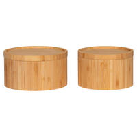 Housenordic Aufbewahrungsbox Chefalu natur Bambus B/H/L: ca. 15x7x15 cm Chefalu - natur (15,00/15,00/7,00cm) - Housenordic