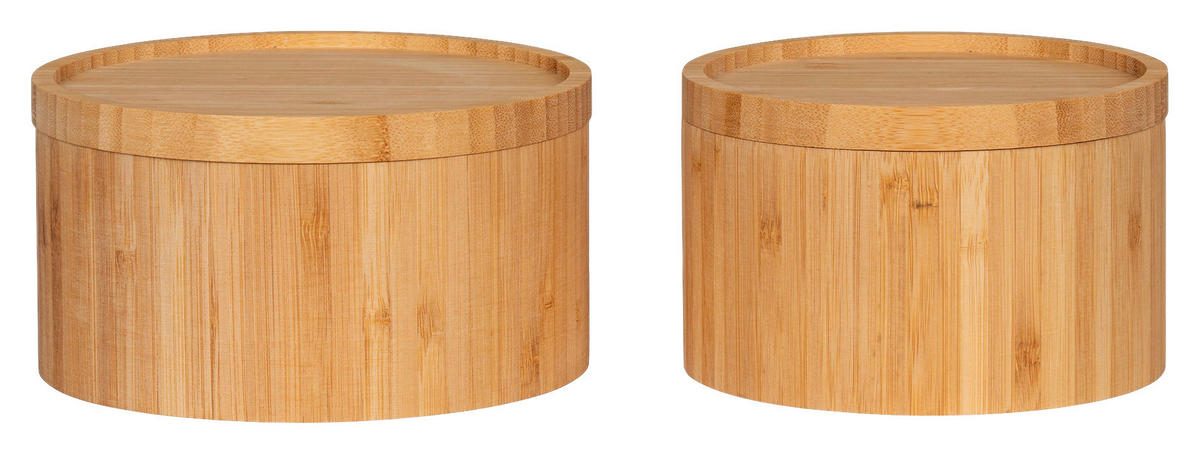 Housenordic Aufbewahrungsbox Chefalu natur Bambus B/H/L: ca. 15x7x15 cm Chefalu - natur (15,00/15,00/7,00cm) - Housenordic