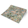 Vliestapete Palmenblätter blau grün beige B/L: ca. 53x1005 cm Vliestapete_485257 VW5 unten - blau/beige (53,00/1005,00cm)
