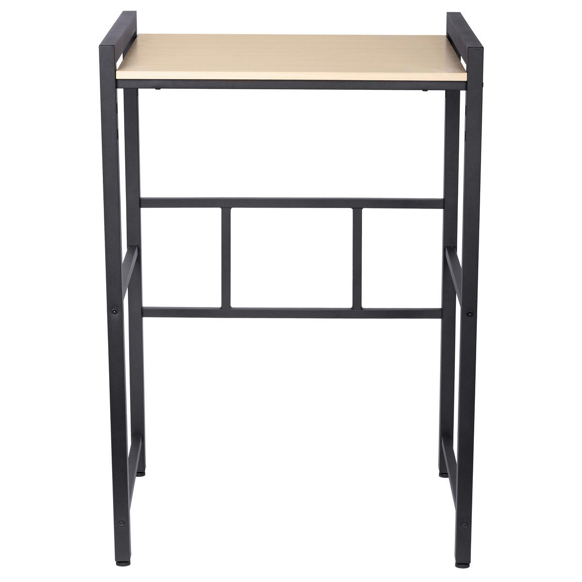 Waschmaschinenregal schwarz Stahl Waschmaschinenregal - schwarz (73,00/105,00/63,00cm)