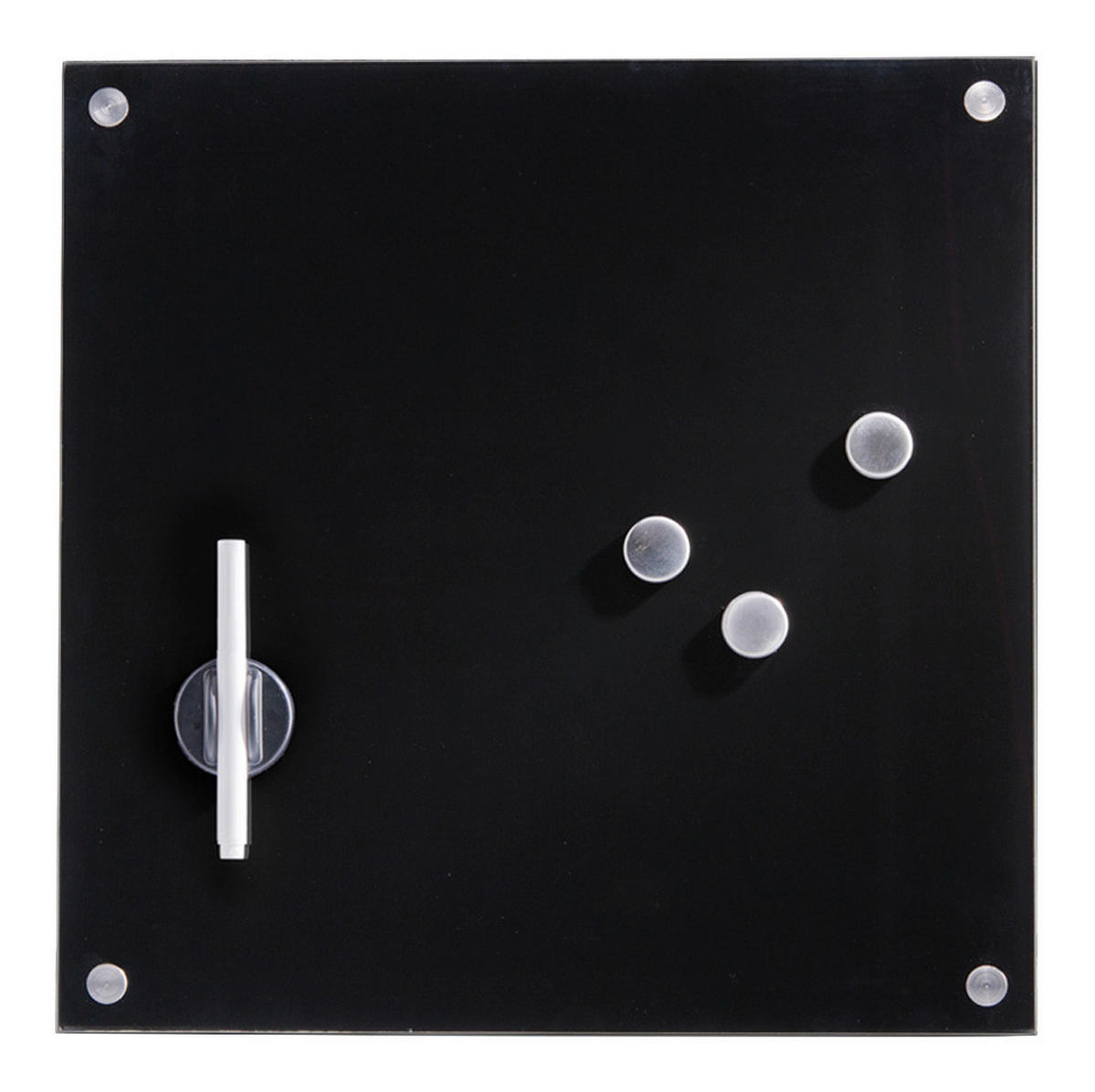 Zeller Memoboard Memoboard - schwarz (40,00/40,00/1,60cm) - Zeller