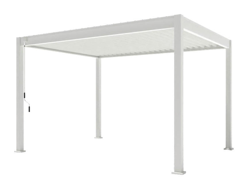 PergoLine Pergola Trumpf weiß Aluminium B/H/L: ca. 400x255x300 cm Trumpf - weiß (300,00/400,00/255,00cm) - PergoLine
