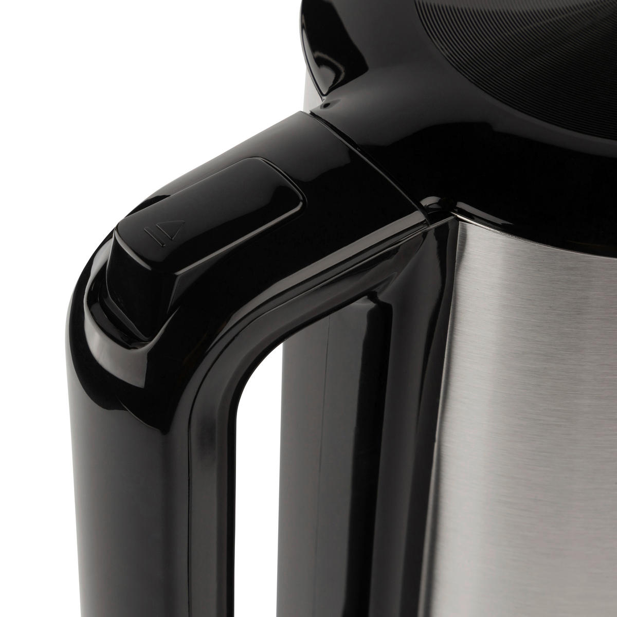 POCOline Wasserkocher schwarz silber Edelstahl Kunststoff B/H/L: ca. 16,3x23,5x22,4 cm ca. 1,7 l Wasserkocher_HeatX - schwarz/silber (22,40/16,30/23,50cm) - POCOline