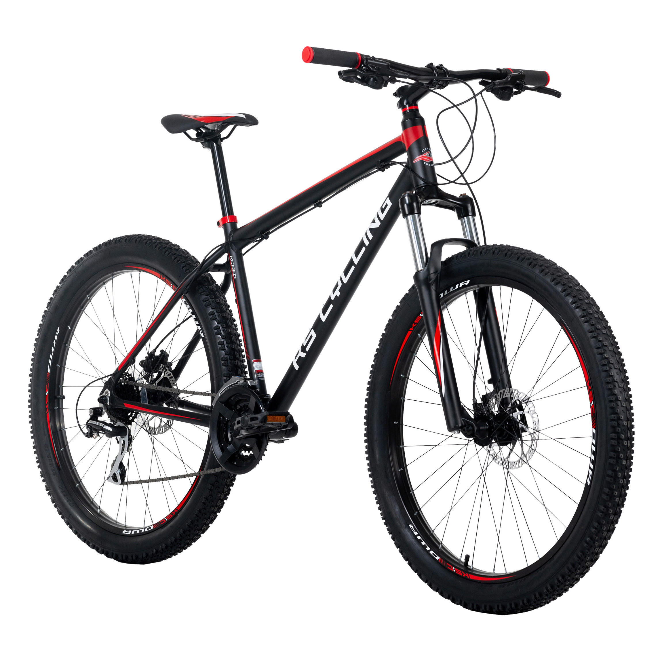 KS-Cycling Mountainbike Hardtail Xceed 27,5 Zoll Rahmenhöhe 50 cm 24 Gänge schwarz schwarz ca. 27,5 Zoll