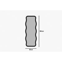 Wandspiegel Arol schwarz B/H/T: ca. 50x160x2,5 cm Arol - schwarz (50,00/160,00/2,50cm) - moebel17