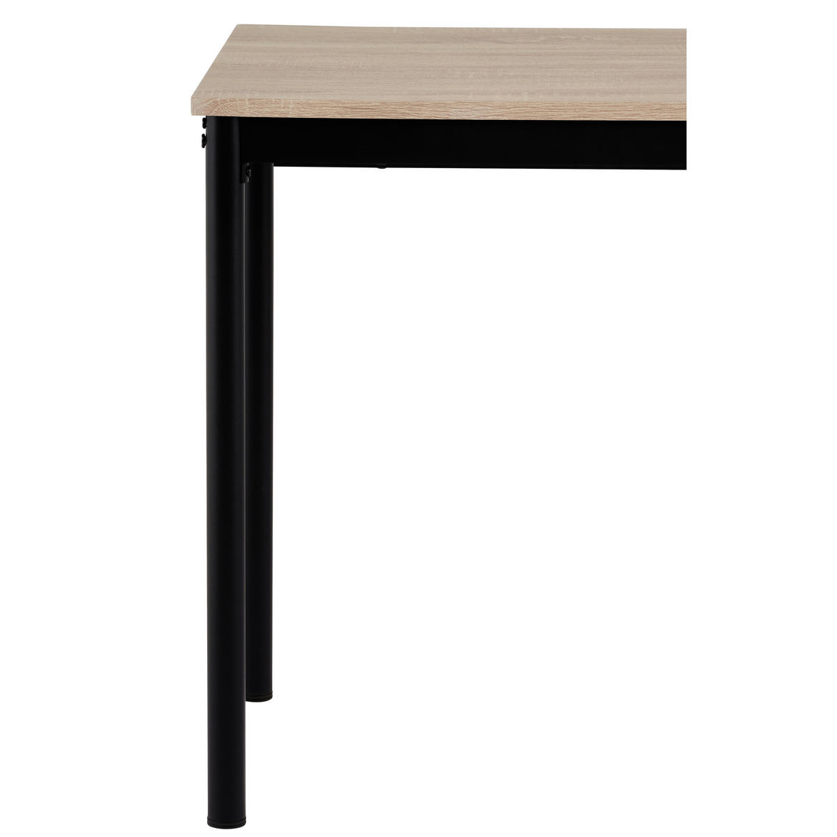 schwarz Eiche Marten_Küchentisch_S_JX-18A638 - Eiche/schwarz