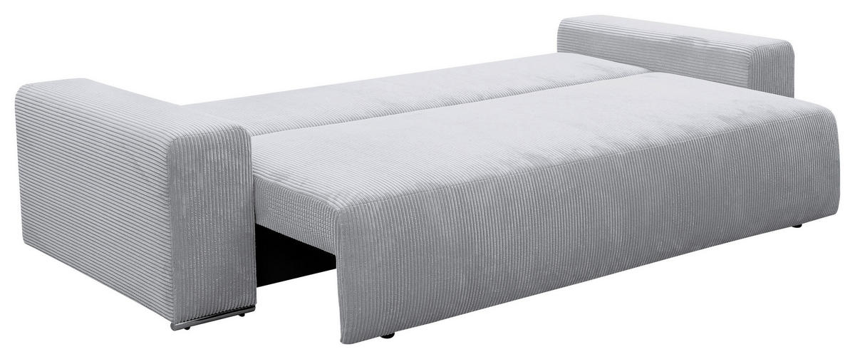 Schlafsofa Virginia grau B/H/T: ca. 257x87x102 cm Virginia - grau (257,00/87,00/102,00cm)