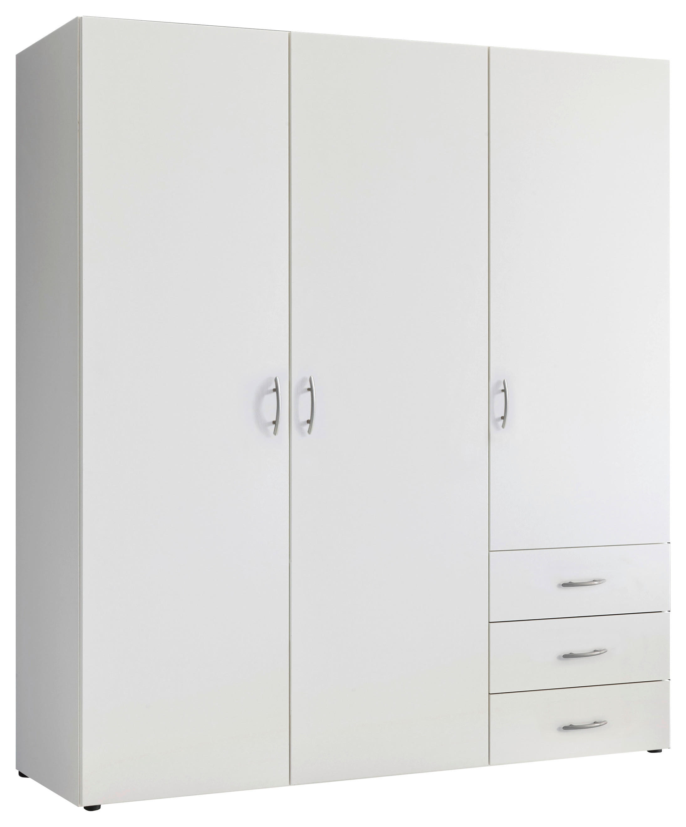 Kleiderschrank Harry weiß B/H/T: ca. 150x177x50 cm Harry - weiß (150,00/177,00/50,00cm)