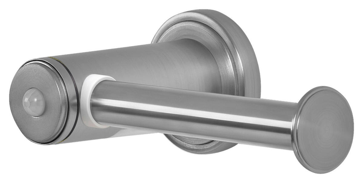 LED-Toilettenpapierhalter silber Kunststoff B/H/L: ca. 6,7x11,1x18 cm LED-Toilettenpapierhalter - silber (18,00/6,70/11,10cm) - LEDVANCE