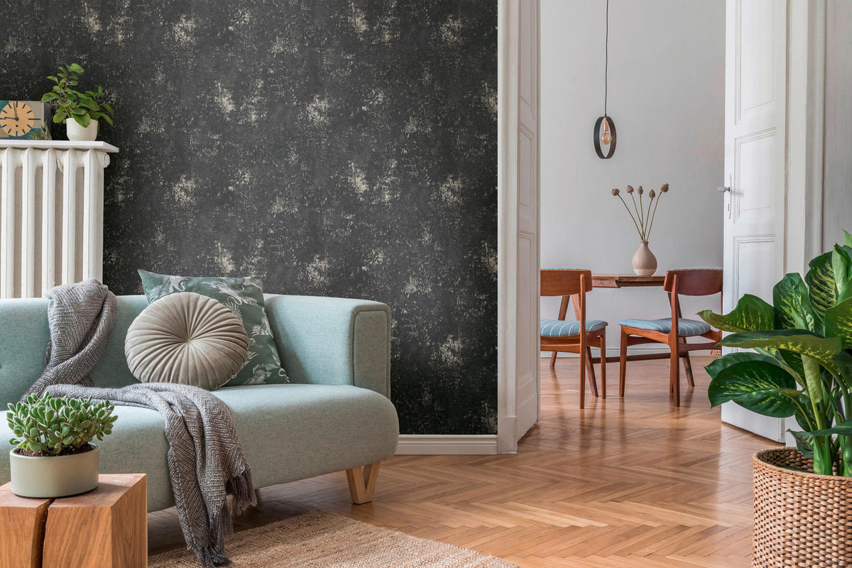 A.S.Creation Vliestapete gold schwarz B/H/D: ca. 53x1005x9,2 cm Vliestapete - gold/schwarz (9,20/1005,00cm) - A.S.Creation