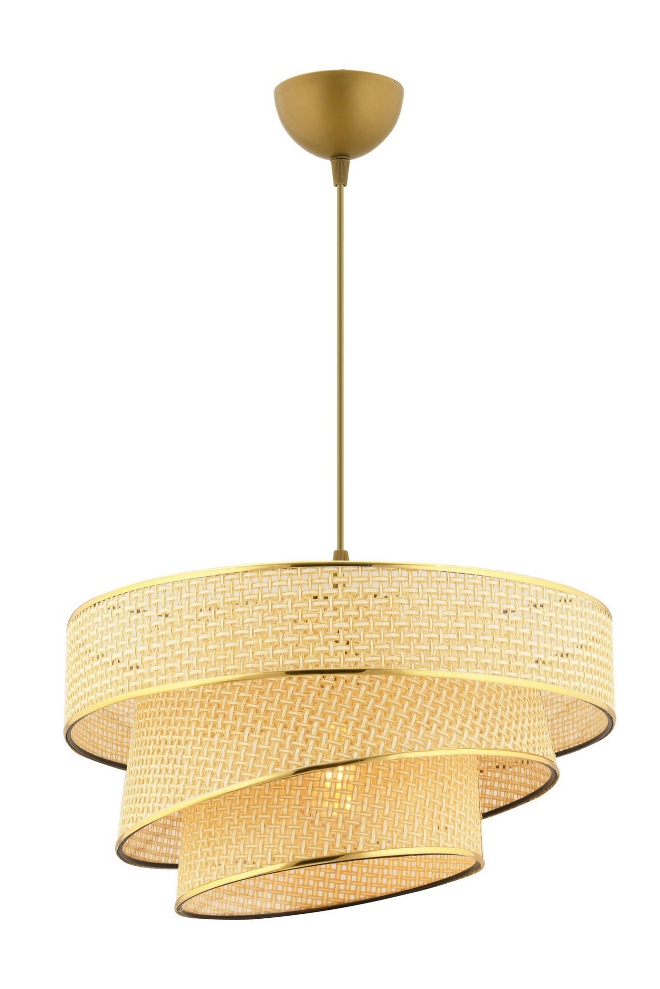 Opviq Pendelleuchte kamel Metall Baumwolle B/H/L: ca. 40x72x40 cm E27 1 Brennstellen Couper Hazeran - kamel (40,00/40,00/72,00cm) - Opviq