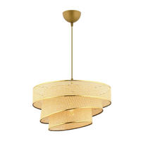 Opviq Pendelleuchte kamel Metall Baumwolle B/H/L: ca. 40x72x40 cm E27 1 Brennstellen Couper Hazeran - kamel (40,00/40,00/72,00cm) - Opviq