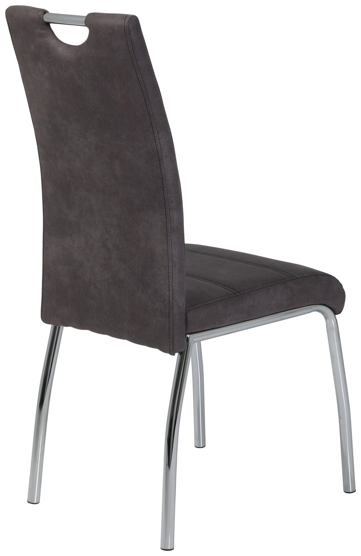 Stuhl Susi 4er Set anthrazit Vintage Microfaser B/H/T: ca. 44x98x61 cm Susi 4er Set - anthrazit (44,00/98,00/61,00cm) - Hela