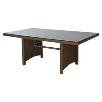 Grasekamp Gartentisch Ibiza braun Polyrattan B/H/L: ca. 90x73x150 cm Ibiza - braun (150,00/90,00/73,00cm) - Grasekamp