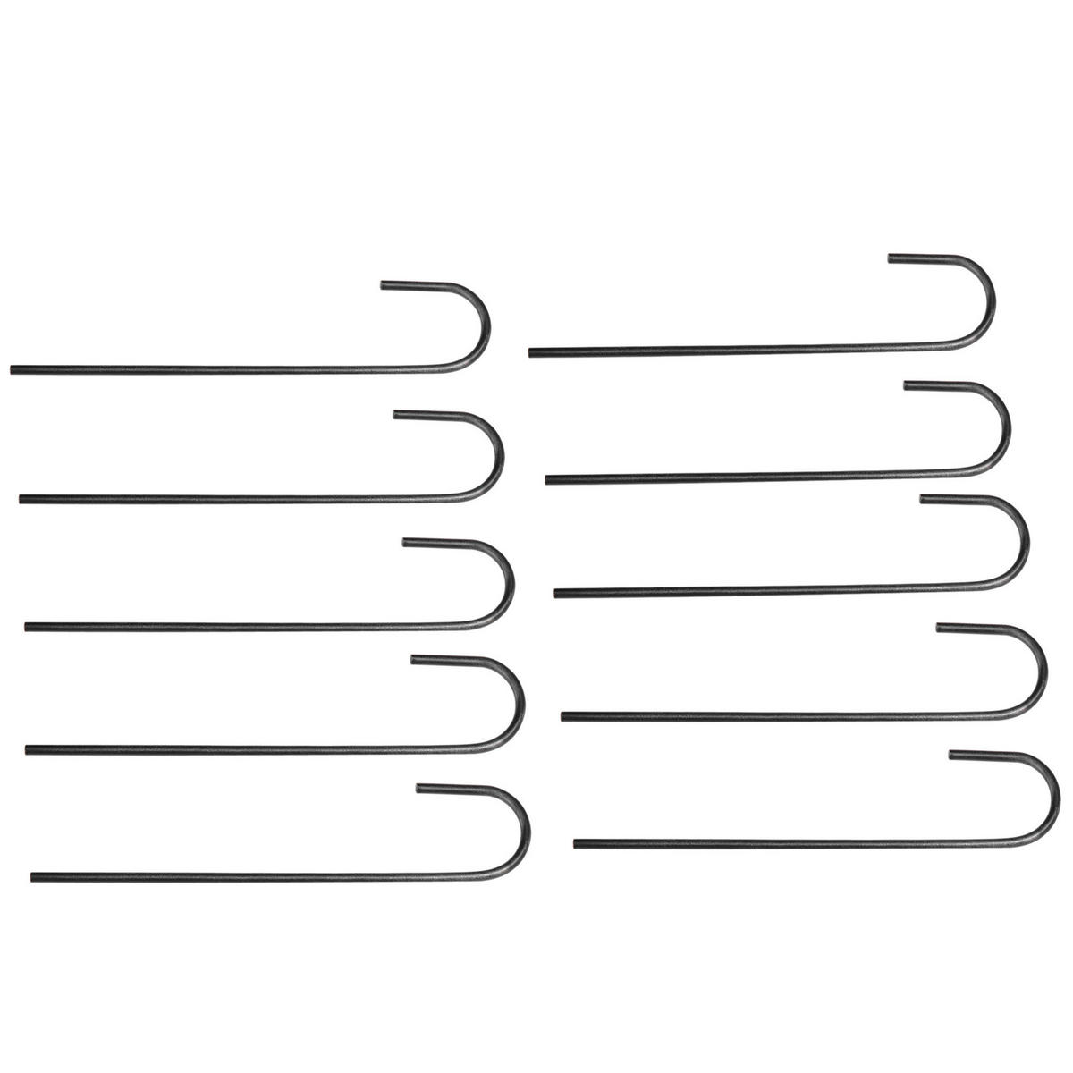 Outsunny Rosenbogen schwarz B/H/L: ca. 30x230x114 cm Rosenbogen - schwarz (114,00/30,00/230,00cm) - Outsunny