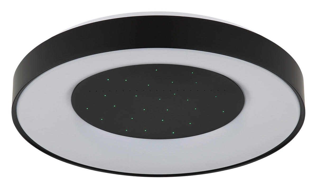 GLOBO Deckenventilator Deckenleuchte-Jolliana - weiß/schwarz (52,00/10,00/52,50cm) - GLOBO