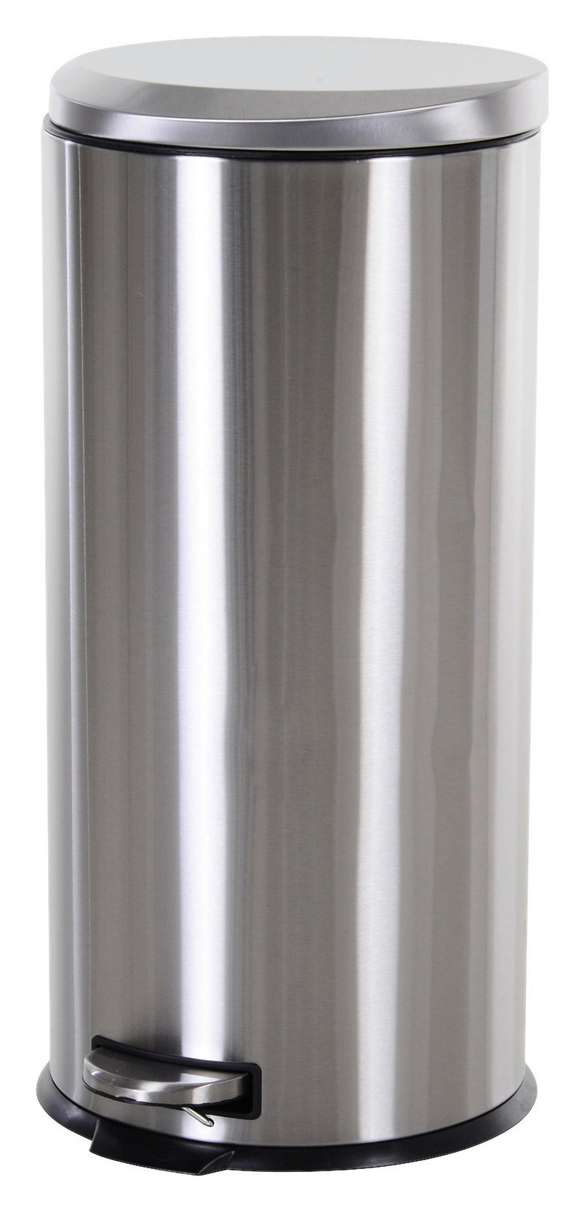 HOMCOM Treteimer silber Treteimer - schwarz/silber - HOMCOM