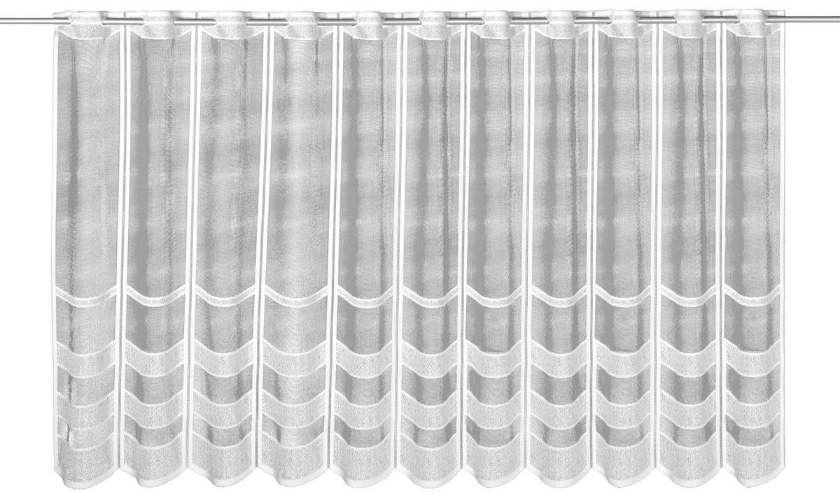 Scheibengardine Alma weiß B/L: ca. 150x80 cm Alma - weiß (150,00/80,00cm) - creative lifestyle
