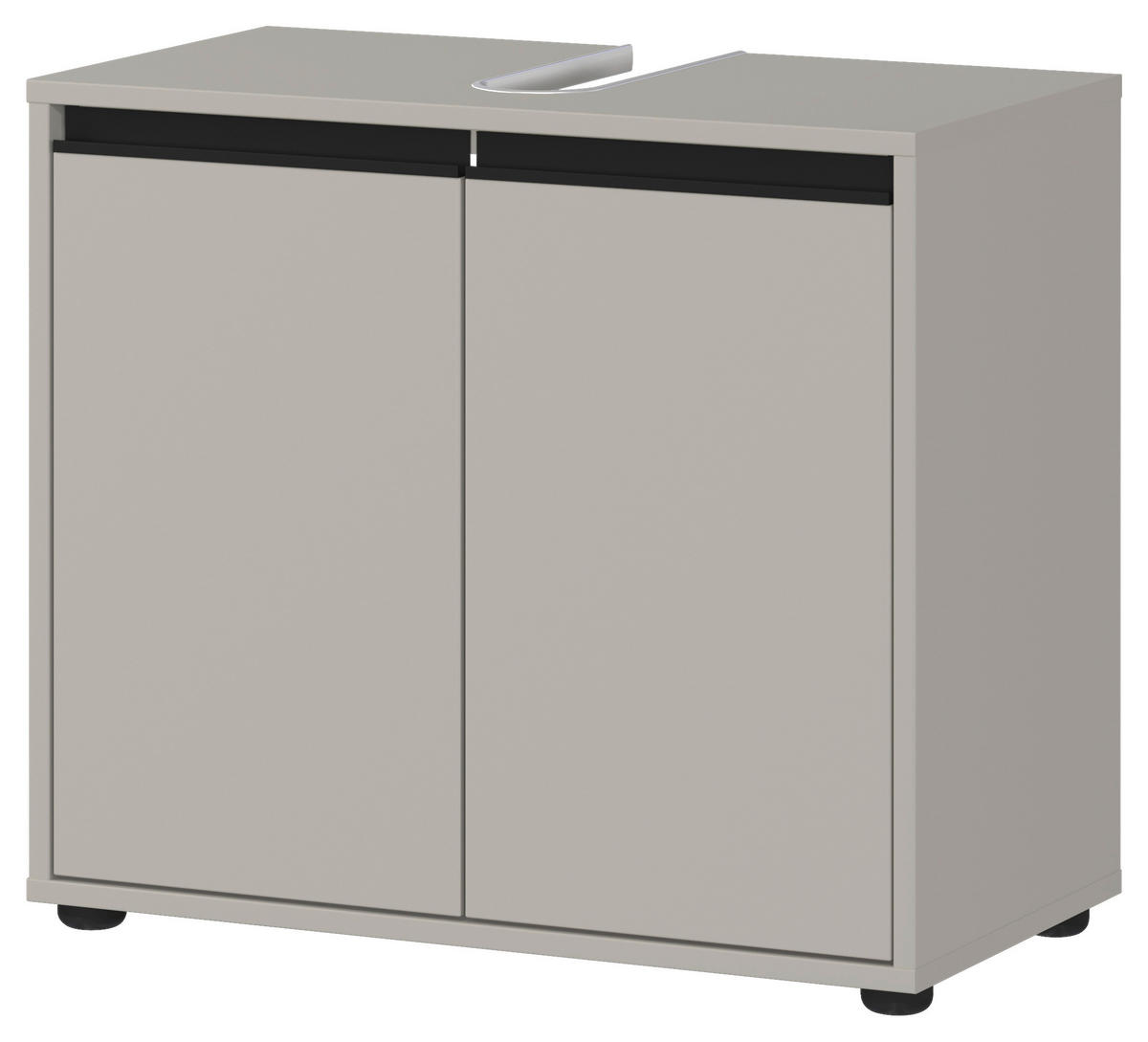 Waschbeckenunterschrank 2200-186 steingrau B/H/T: ca. 63x55x34 cm 2200-186 - steingrau (63,00/55,00/34,00cm) - Germania