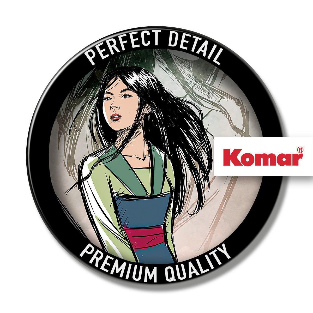 Komar Fototapete Brave Mulan IADX4-083 B/H: ca. 200x280 cm Brave Mulan IADX4-083 - (200,00/280,00cm) - Komar