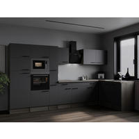 Winkelküche Oliver B/H/T: ca. 370x205x172 cm Oliver - Eiche/grau (370,00/205,00/172,00cm) - Respekta