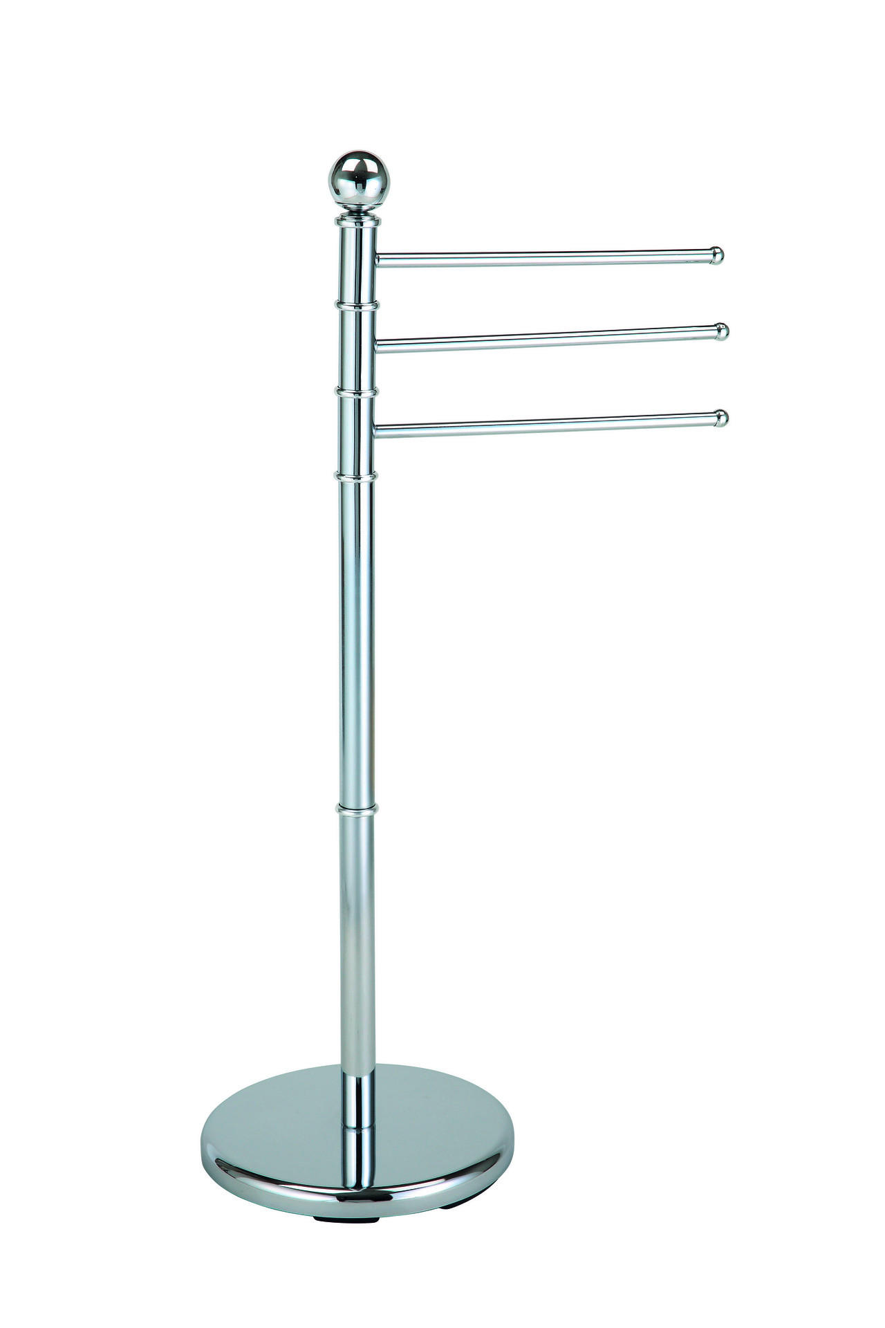 Handtuchhalter Chrom Metall B/H/T: ca. 48x92x28 cm Handtuchhalter_3armig - Chrom (48,00/92,00/28,00cm) - POCOline