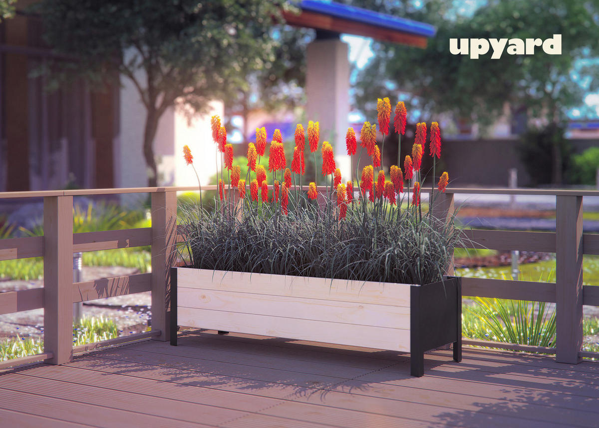 UPYARD Hochbeet MODERN natur Holz B/H/L: ca. 36x32x118 cm MODERN - natur (118,00/36,00/32,00cm) - UPYARD