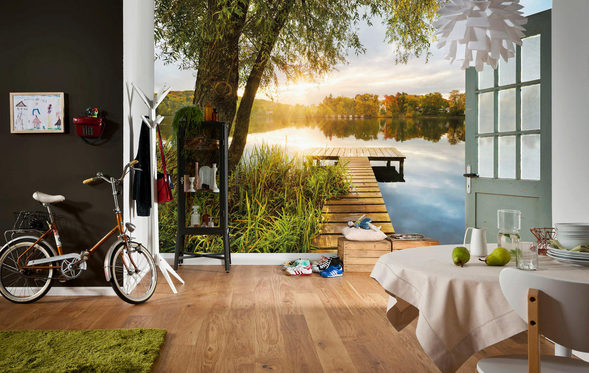 Komar Fototapete Picnic B/L: ca. 368x248 cm Picnic - (368,00/248,00cm) - Komar
