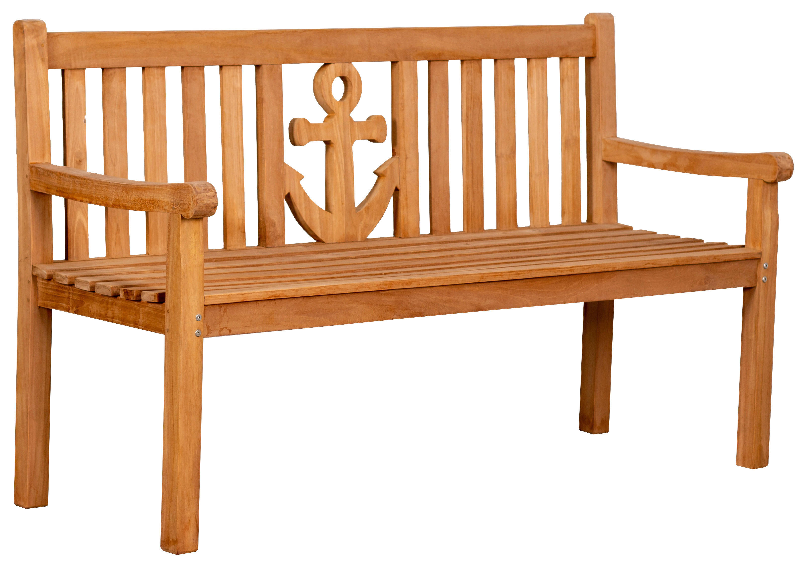 deVries Gartenbank Woodie natur Teakholz B/H/T: ca. 150x89x60 cm Woodie - natur (150,00/89,00/60,00cm) - deVries