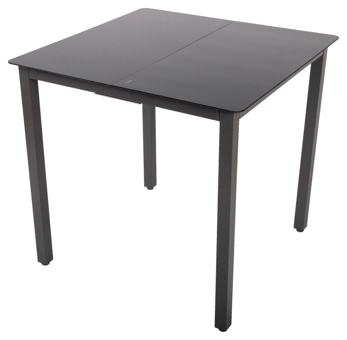 VCM Gartentisch anthrazit Aluminium B/H/T/L: ca. 80x73x80x80 cm Gartentisch - anthrazit (80,00/80,00/73,00cm) - VCM